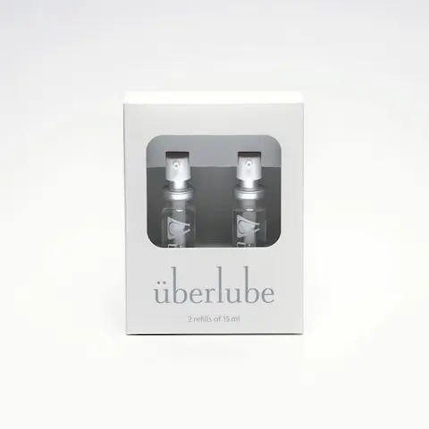 Überlube Good-to-Go Refill, 2 náplně do cestovního pouzdra o objemu 15 ml
