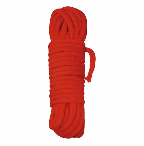 Shibari Bondage lano 10 m – červené
