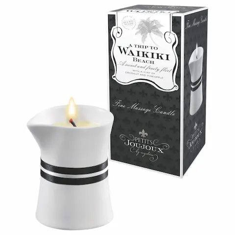 Petits Joujoux Waikiki – masážní svíčka – kokos ananas – 120 ml