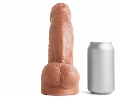 Mr. Hankey’s Toys Monster Dildo Medium, prémiové silikonové dildo s Vac-U-Lock 22,9 x 5,3–6,3 cm