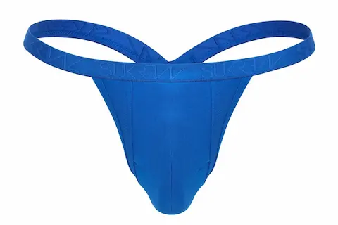 Pánská tanga Sukrew Bubble Thong Blue Hawaii