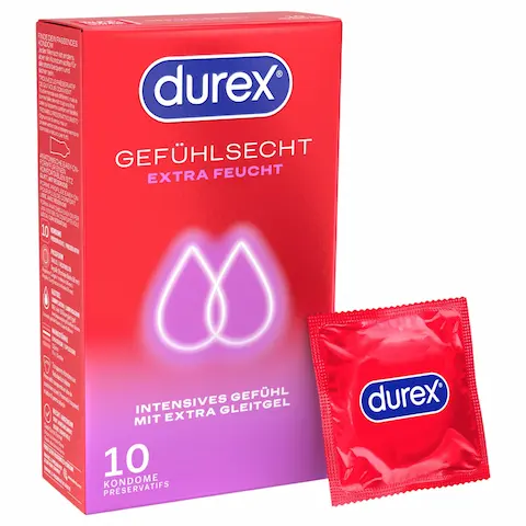 Durex – extra lubrikovaný kondom (10 ks)