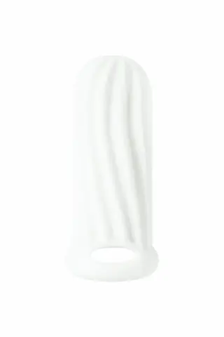 Lola Games Homme Wide White 9-12 cm návlek pro zvětšení penisu