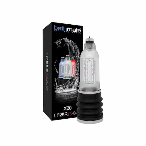 Vakuová pumpa na penis – Hydromax X20 transparentní