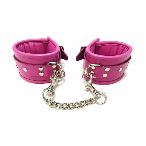 Padded Wrist Cuffs – pink