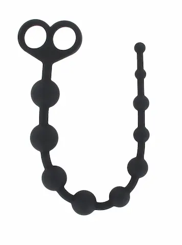 BASIC X anální šňůra černá