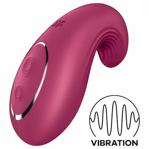 Satisfyer Dipping Delight – akumulátorový vibrátor na klitoris (červený)