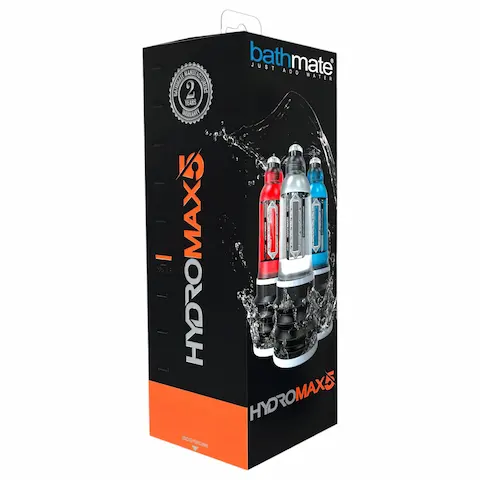 Bathmate Hydromax5 – hydropumpa (průhledná)
