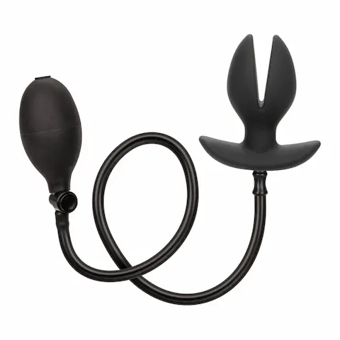Kolík anální CalExotics Expandable Silicone Inflatable černý