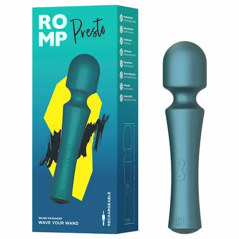 ROMP Presto – vibrační masážní strojek – zelený