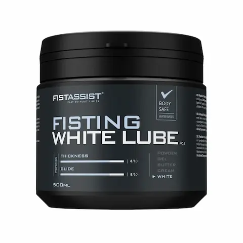 Cobeco Fist Assist White Lube 500 ml, bílý lubrikační gel na vodní bázi