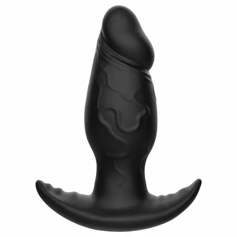 Kangvo – magnetický nafukovací fantasy dildo velké (černé)