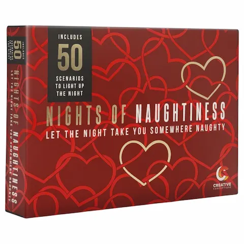 FIFTY NIGHTS OF NAUGHTINESS – erotická společenská hra – anglicky