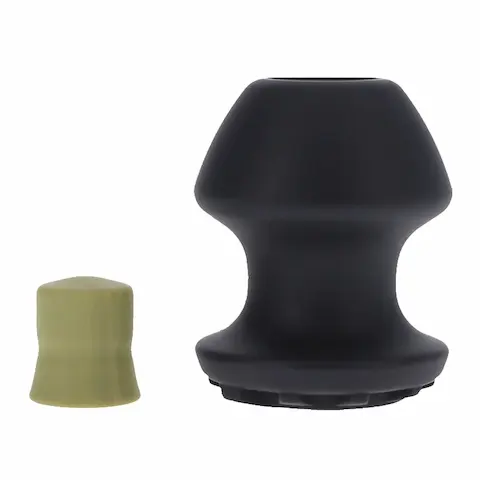 Fort Troff x Doc Johnson Kum Keeper Small, silikonový anální kolík se zátkou 5,7 x 4,4 cm