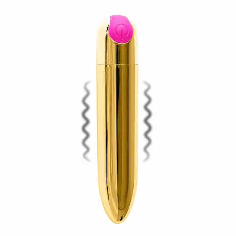 BASIC X Gina minivibrátor zlatý