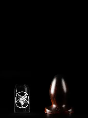 Twisted Beast Ted Inferno 9.5″, prémiový silikonový anální kolík 15,5 x 5,4–7,5 cm