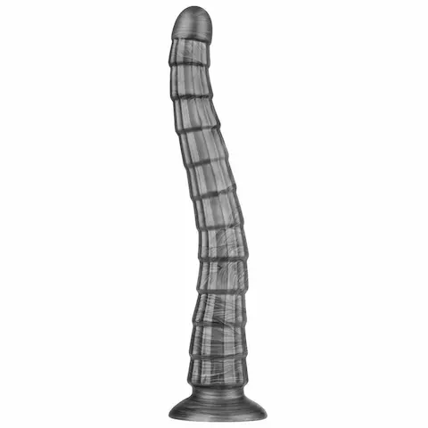 Lovetoy 14.5″ King Sized Vibrating Vibrax Slider, fantasy vibrátor z PVC 37 x 3,6–5,3 cm