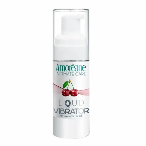 Amoréane tekutý vibrátor Cherry 30 ml