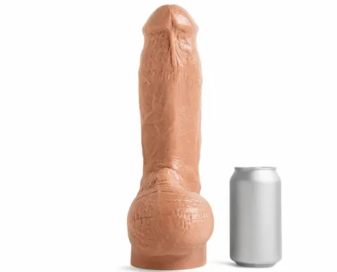Mr. Hankey’s Toys Ethan Sinns XL, prémiové silikonové dildo s Vac-U-Lock 33 x 6,6–7,8 cm