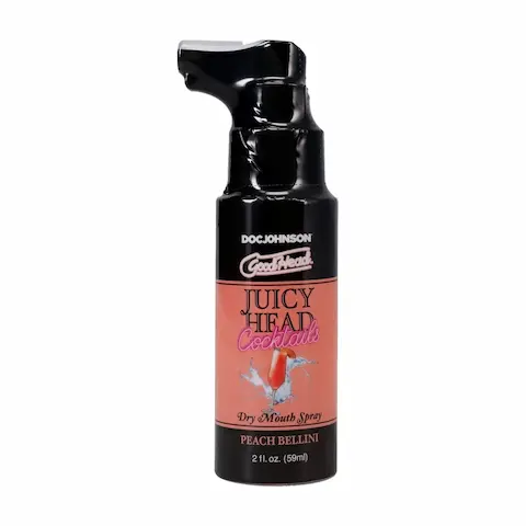 Doc Johnson GoodHead Juicy Head Cocktails Peach Bellini Dry Mouth Spray 59 ml, orální sprej s příchutí Peach Bellini