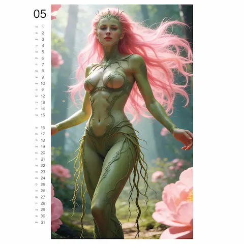 Wild Fantasy 2027 – erotický nástěnný kalendář (1 ks)