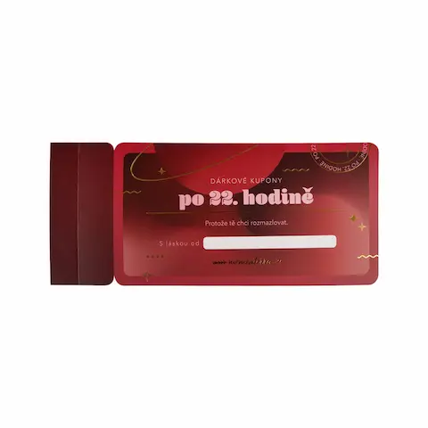 Dárkové kupony po 22. hodině