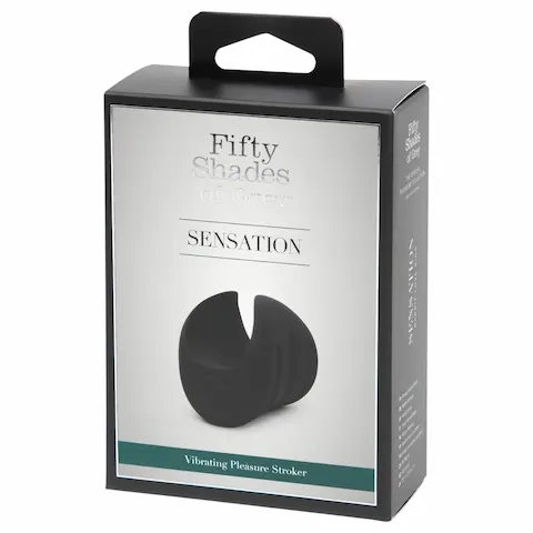 Fifty Shades of Grey – Sensation – masturbátor na penis – vibrační – černý