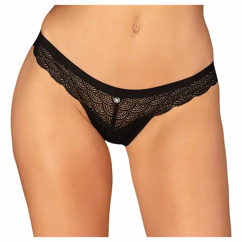 Obsessive – dámská tanga – sexy střih – černá