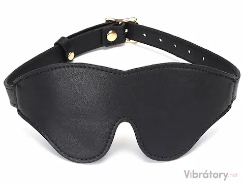 Kožená maska na oči Liebe Seele Dark Secret