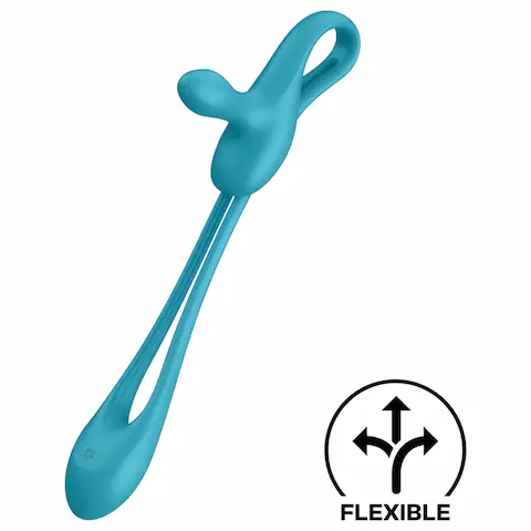 Satisfyer Plug & Play – akumulátorový anální vibrátor a erekční kroužek (modrý)