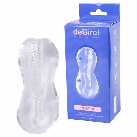Desirel Vortex – masturbátor (průhledný)