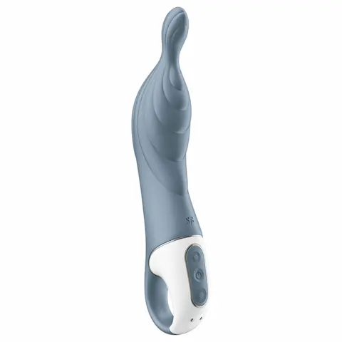 Satisfyer A-Mazing 2 – akumulátorový vibrátor na A‑bod (šedý)