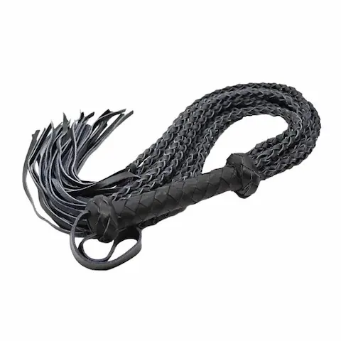 BASIC X důtky pletené černé