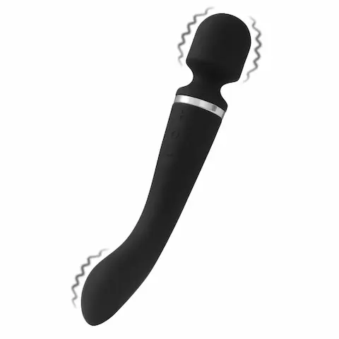 BASIC X LODI oboustranná masážní hlavice 2v1 černá