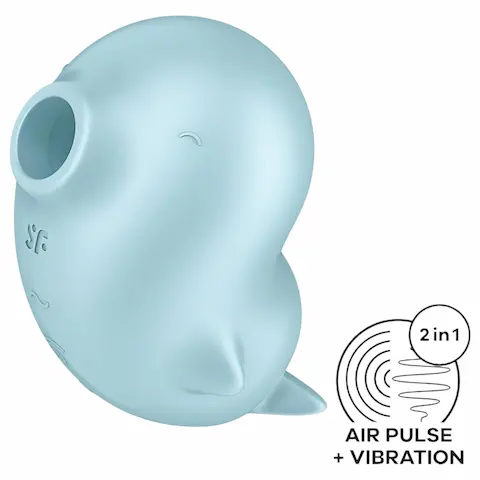 Satisfyer Sassy Seal – stimulátor klitorisu s tlakovými vlnami (tyrkysový)