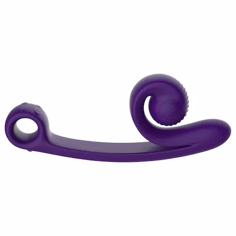 Snail Vibe Curve – vibrátor a stimulátor klitorisu 2v1 – fialový
