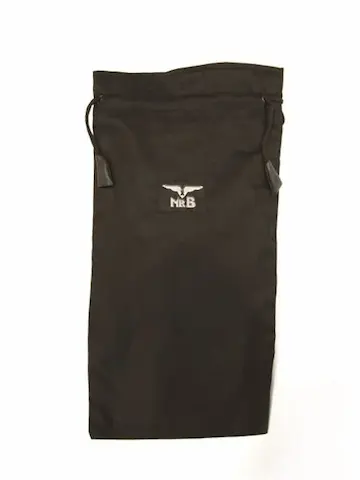 Mister B Toy Bag Black M, bavlněný vak na erotické hračky 23 x 45 cm