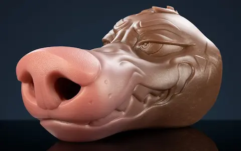 Weredog Azure’s Snoot Signature, prémiový silikonový masturbátor