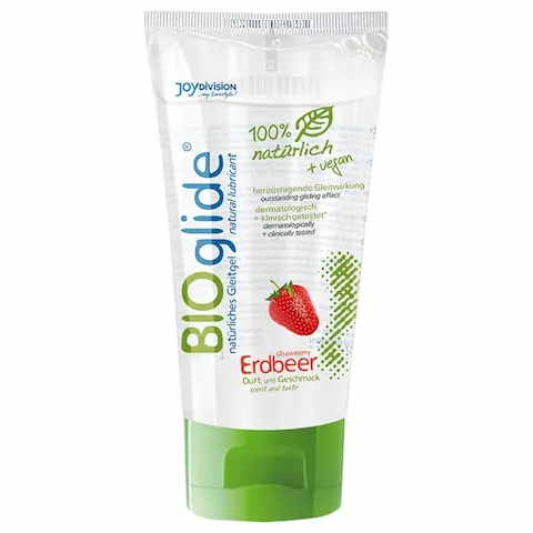BIOglide – lubrikant na vodní bázi – jahoda – 80 ml