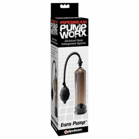 Pipedream – Pump Worx – vakuová pumpa na penis (černá)