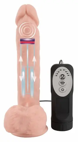 Medical silikonový realistický pulzátor 21 cm