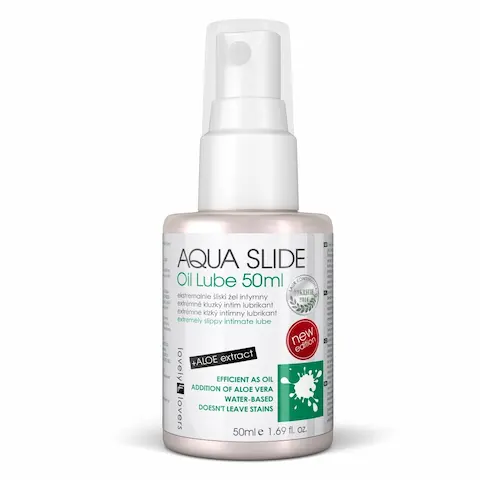 Lubrikační gel LOVELY LOVERS AQUA SLIDE OIL LUBE 50 ml