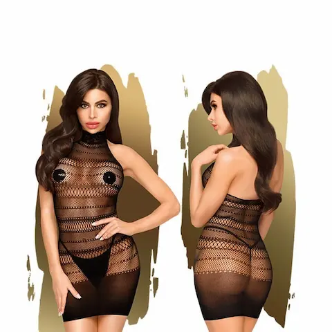 Síťované šaty Jasmine, XL