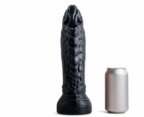Mr. Hankey’s Toys Dragon Medium/Large, prémiové silikonové dildo s Vac-U-Lock 31,3 x 6,8–8,9 cm
