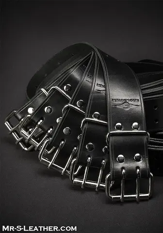Mr. S Leather Set of 5 Bondage Belts, set 5 kožených bondage opasků