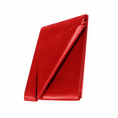 WetPlay PVC Bedsheet Red, červené nepropustné prostěradlo z PVC 210 x 200 cm
