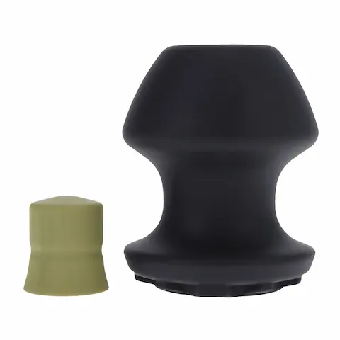 Fort Troff x Doc Johnson Kum Keeper Large, silikonový anální kolík se zátkou 8,9 x 7,6 cm