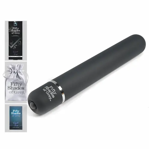 Fifty Shades of Grey – vibrátor Charlie Tango – šedá