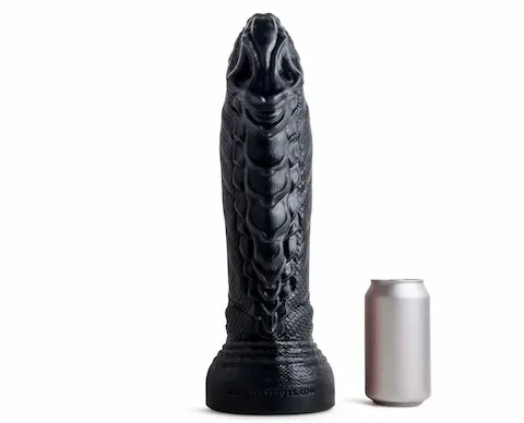 Mr. Hankey’s Toys Dragon XXXL, prémiové silikonové dildo s Vac-U-Lock 40 x 8,5–11,7 cm