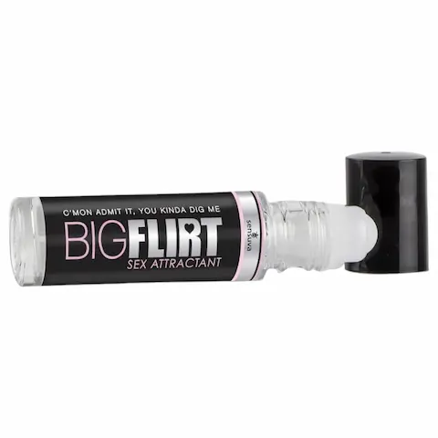Sensuva Bigflirt – unisex parfém s feromony s kuličkou 10ml